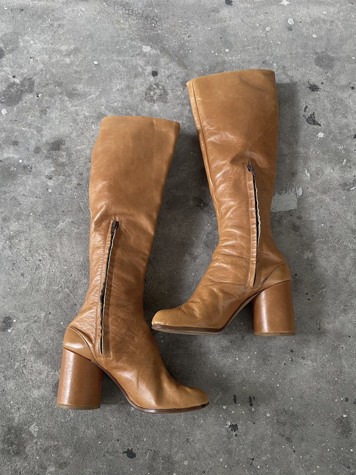 Maison Margiela Maison Margiela FW04 '1' Knee High Boots Size US 8 / IT 38 - 6 Thumbnail