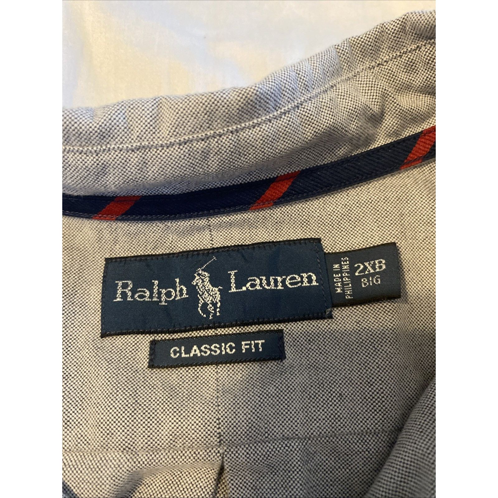 Polo Ralph Lauren Polo Ralph Lauren Yarmouth 2XB Oxford Button Up Dress Blue Size US XXL / EU 58 / 5 - 6 Thumbnail