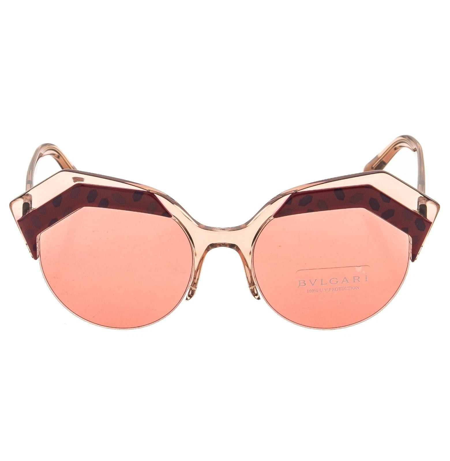 Bvlgari BULGARI BV8203 SERPENTEYES Translucent Peach Sunglass 8203 Size ONE SIZE - 2 Thumbnail