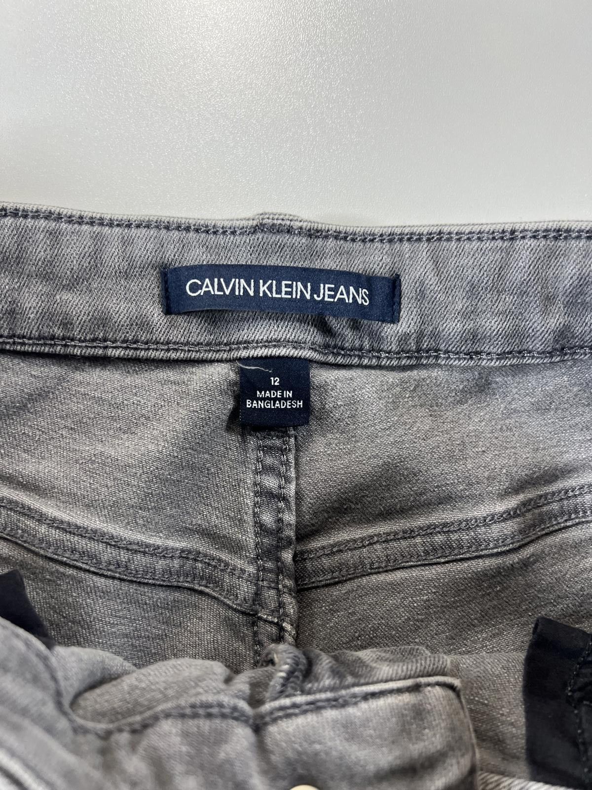 Other Calvin Klein Jeans womens Grey Denim Shorts Size ONE SIZE - 4 Thumbnail