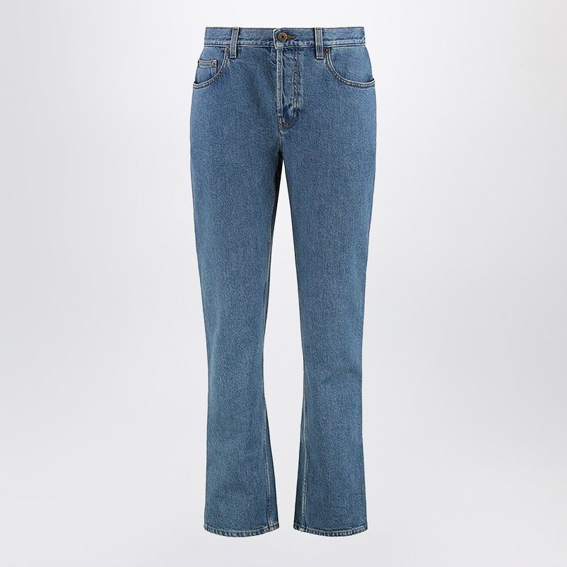 Burberry Burberry Straight Jeans In Mid Blue Denim Size 27" / US 4 / IT 40 - 1 Thumbnail