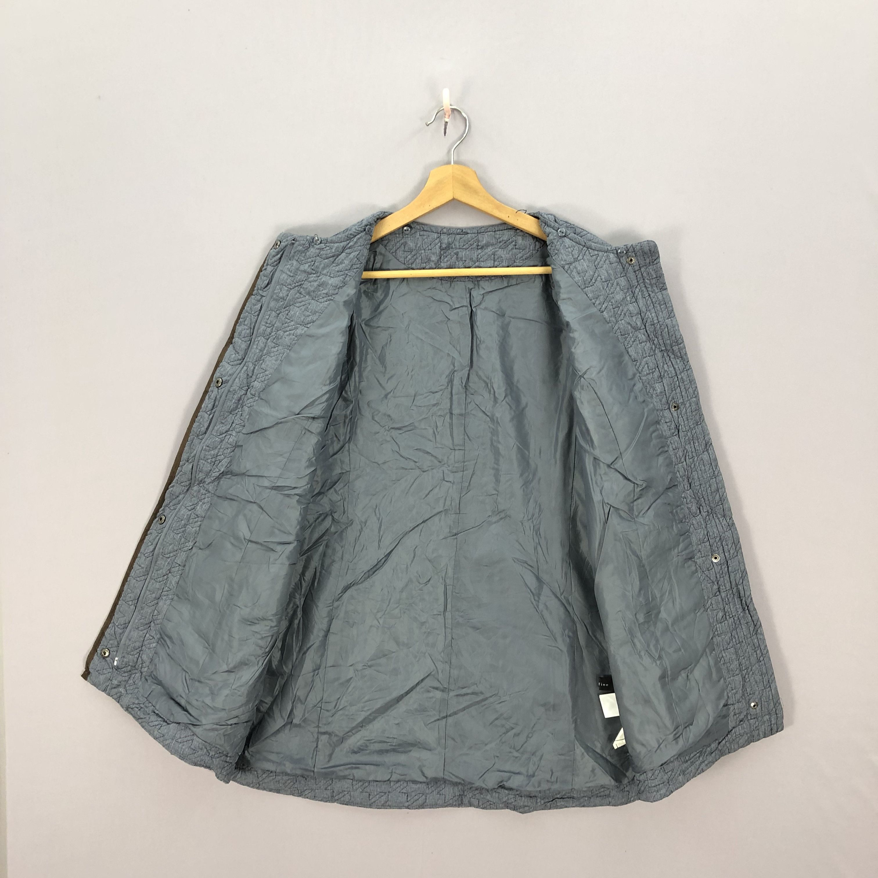 Japanese Brand Vintage Orfine Japanese Quilted Long Jacket Size L / US 10 / IT 46 - 5 Thumbnail