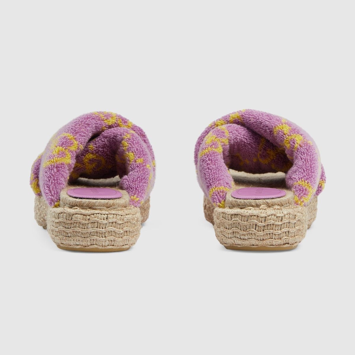 Gucci oc11z1025 GG Slide Sandals in Purple Size US 5.5 / IT 35.5 - 4 Thumbnail