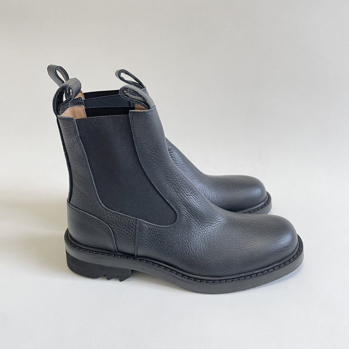 Dries Van Noten Black Tumbled Leather Boots Size US 9 / EU 42 - 14 Thumbnail
