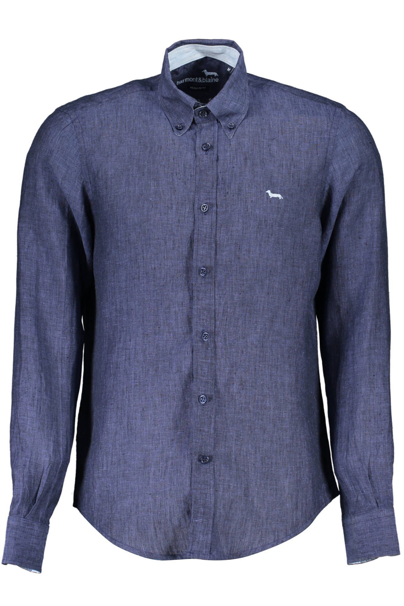 Harmont & Blaine Harmont & Blaine Blue Linen Shirt | Grailed