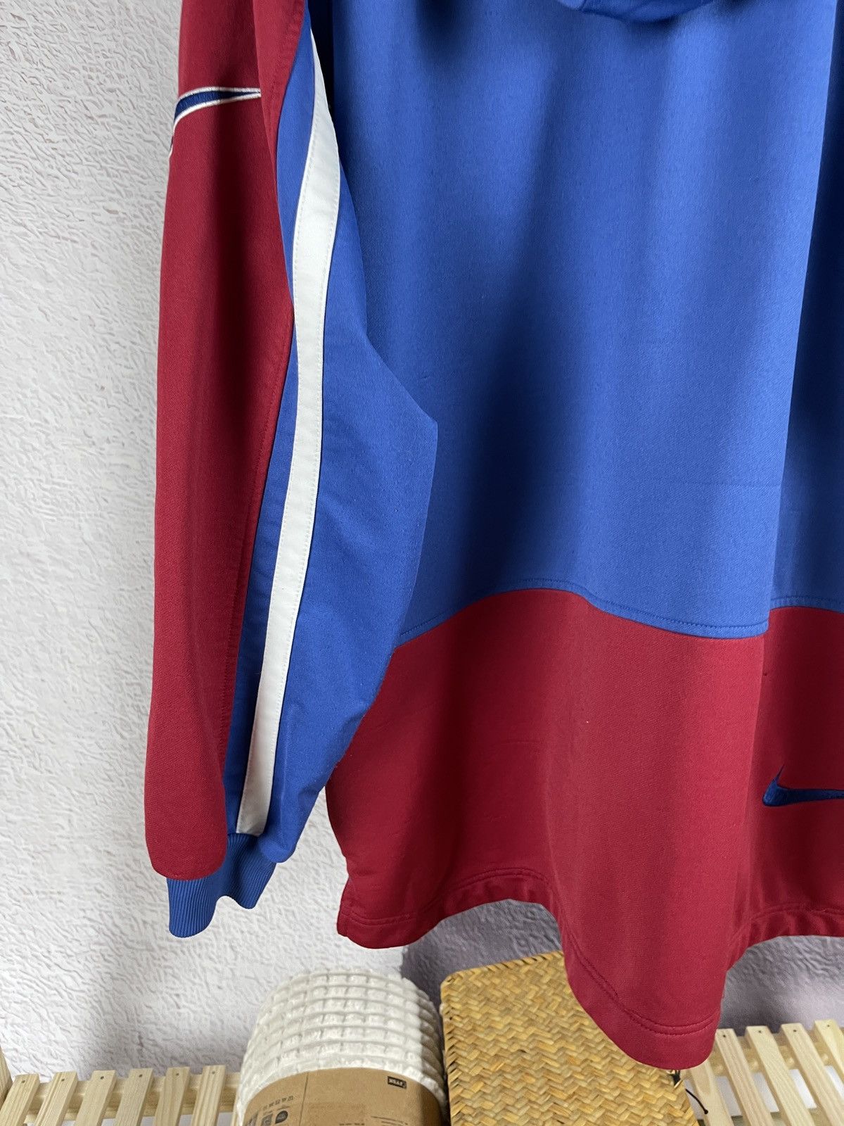 Nike Nike vintage 90s hype swoosh logo track top jacket rare Size US XXL / EU 58 / 5 - 10 Thumbnail