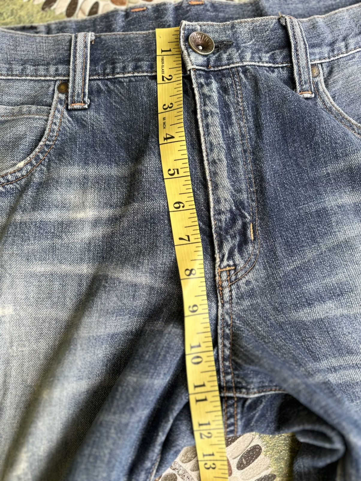 Kapital Trashed Edwin Embroid Distress Denim🎌💥 Size US 34 / EU 50 - 7 Thumbnail