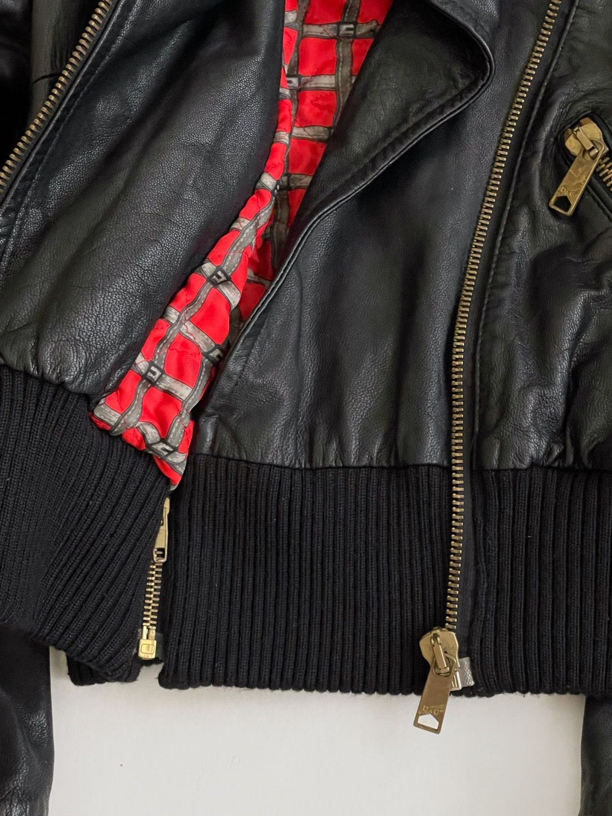 Dolce & Gabbana Dolce Gabbana leather biker jacket Size S / US 4 / IT 40 - 9 Thumbnail