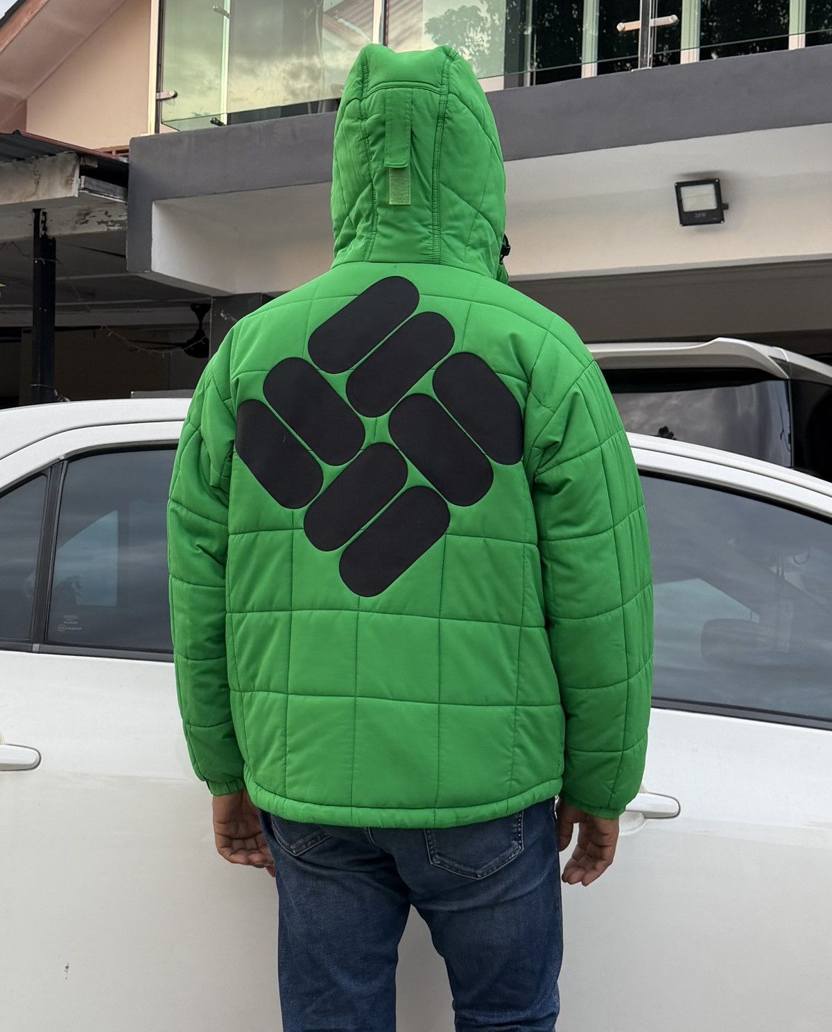 Columbia Columbia Big Logo Mountain Green Outdoor Padded Jacket Size US S / EU 44-46 / 1 - 2 Thumbnail