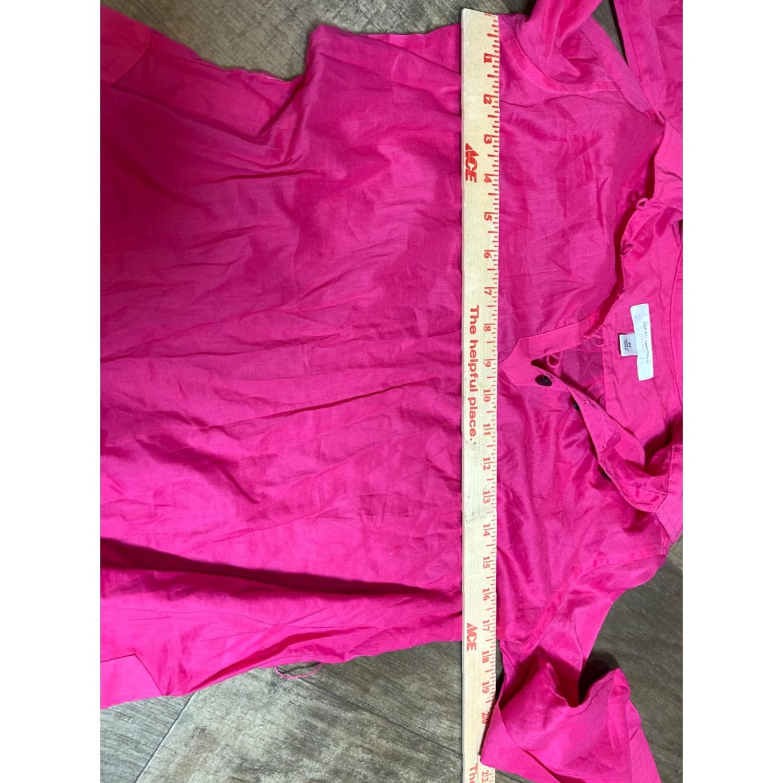 Isaac Mizrahi ISAAC MIZRAHI Shirt Dress Womens XS Pink Long Sleeve Modern Mini Shirt Dress Womens XS Pink Long Sleeve Dress Size XS / US 0-2 / IT 36-38 - 3 Thumbnail
