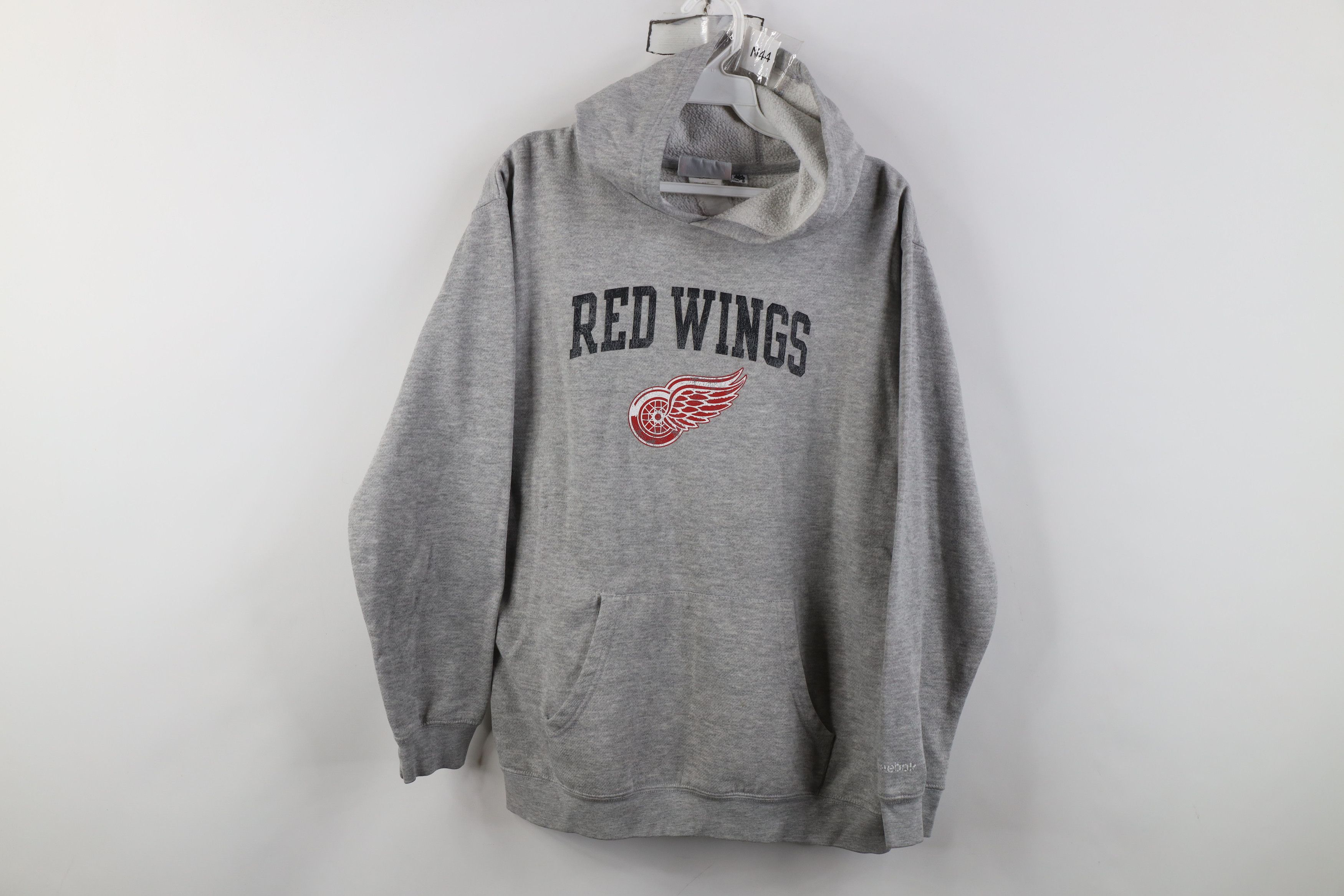 Reebok Vintage Reebok Detroit Red Wings Hockey Hoodie Sweatshirt Size US S / EU 44-46 / 1 - 1 Thumbnail