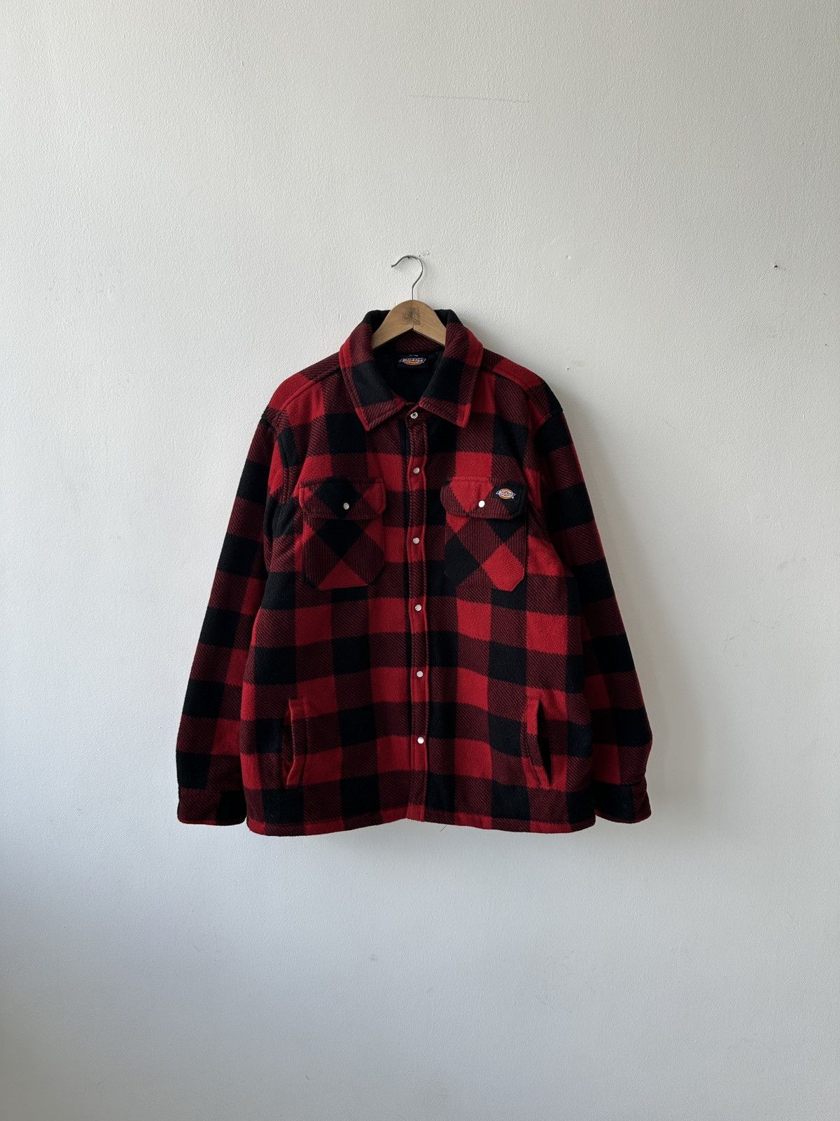 Dickies Dickies Work Flannel Jacket Vintage Shirt Plaid Size US XL / EU 56 / 4 - 1 Thumbnail