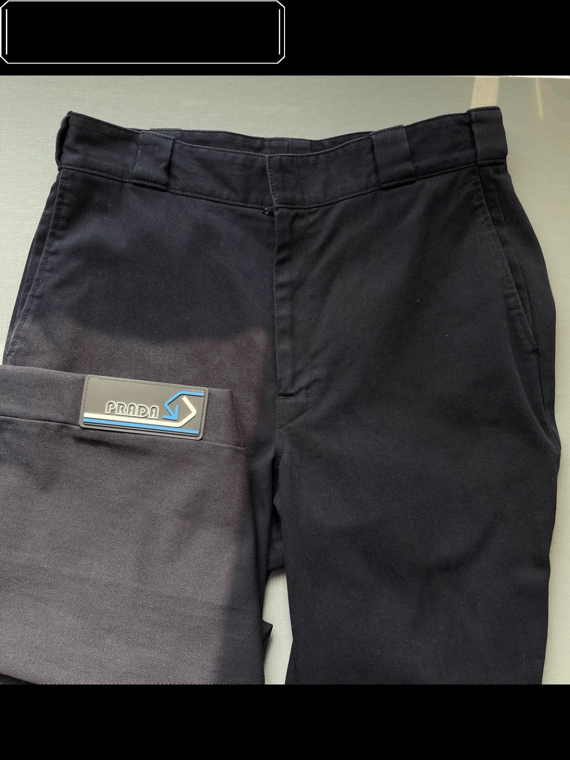 Prada Sz 46 Prada 18AW Rubber Label Straight Leg Pants Size US 30 / EU 46 - 7 Thumbnail