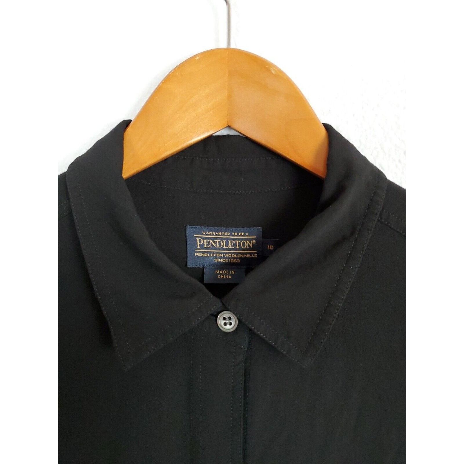 Pendleton Pendleton Dress Tunic Womens 10 Black Missing Belt Size L / US 10 / IT 46 - 11 Thumbnail
