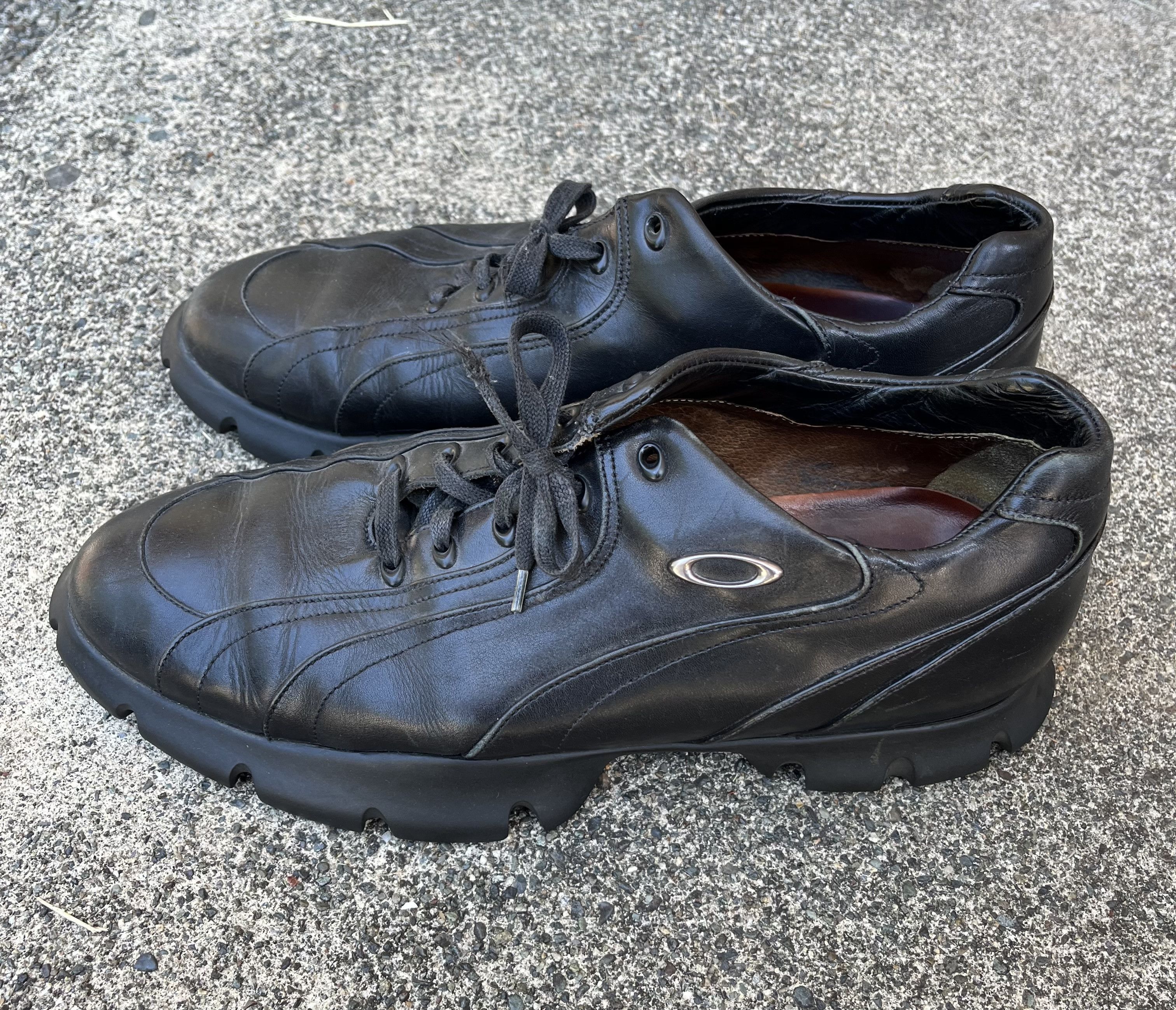 Oakley RARE Oakley Wire Trap Made in Italy Leather Shoes | Grailed