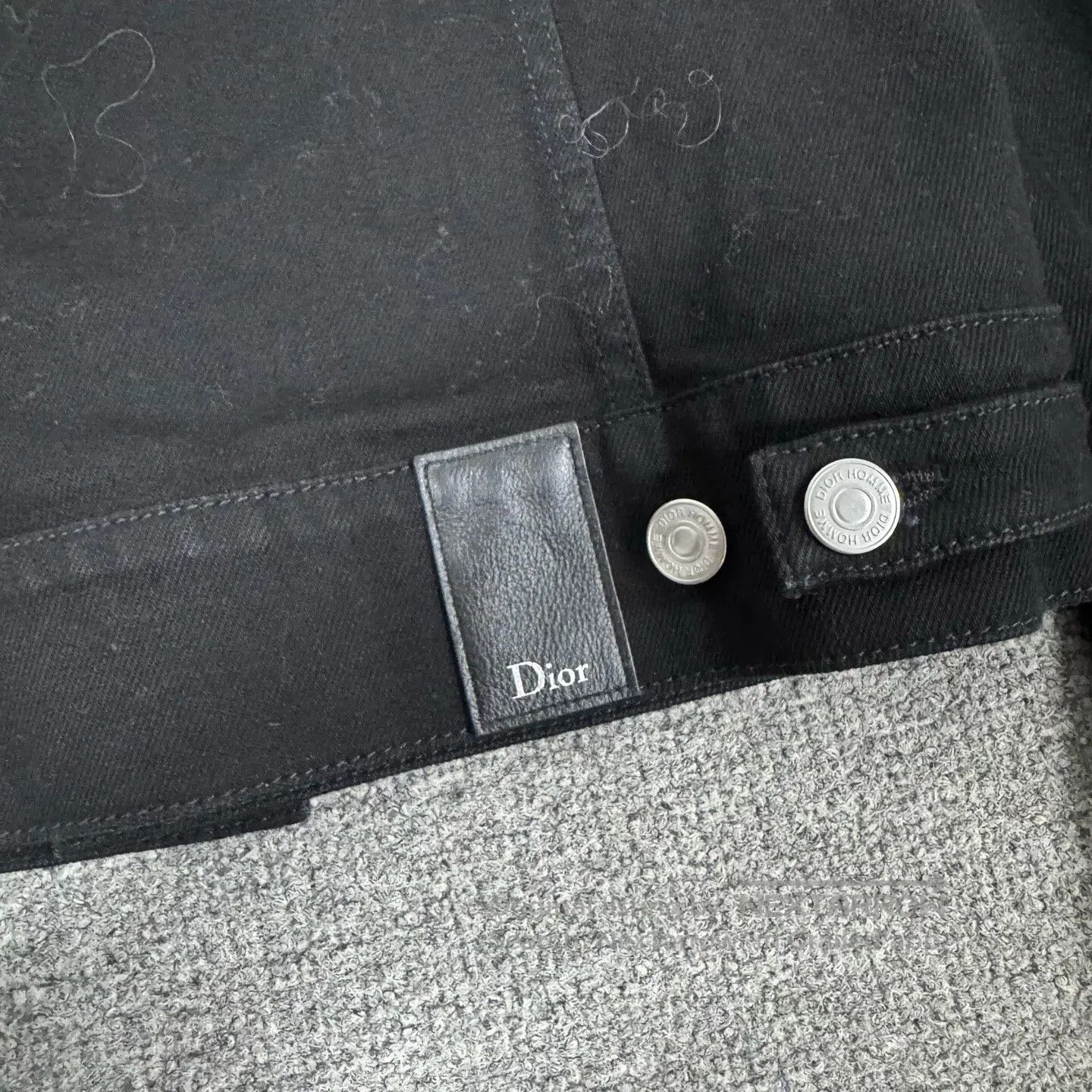 Dior Dior size 42 Rose embroidery badge denim jacket| Size L / US 10 / IT 46 - 7 Thumbnail