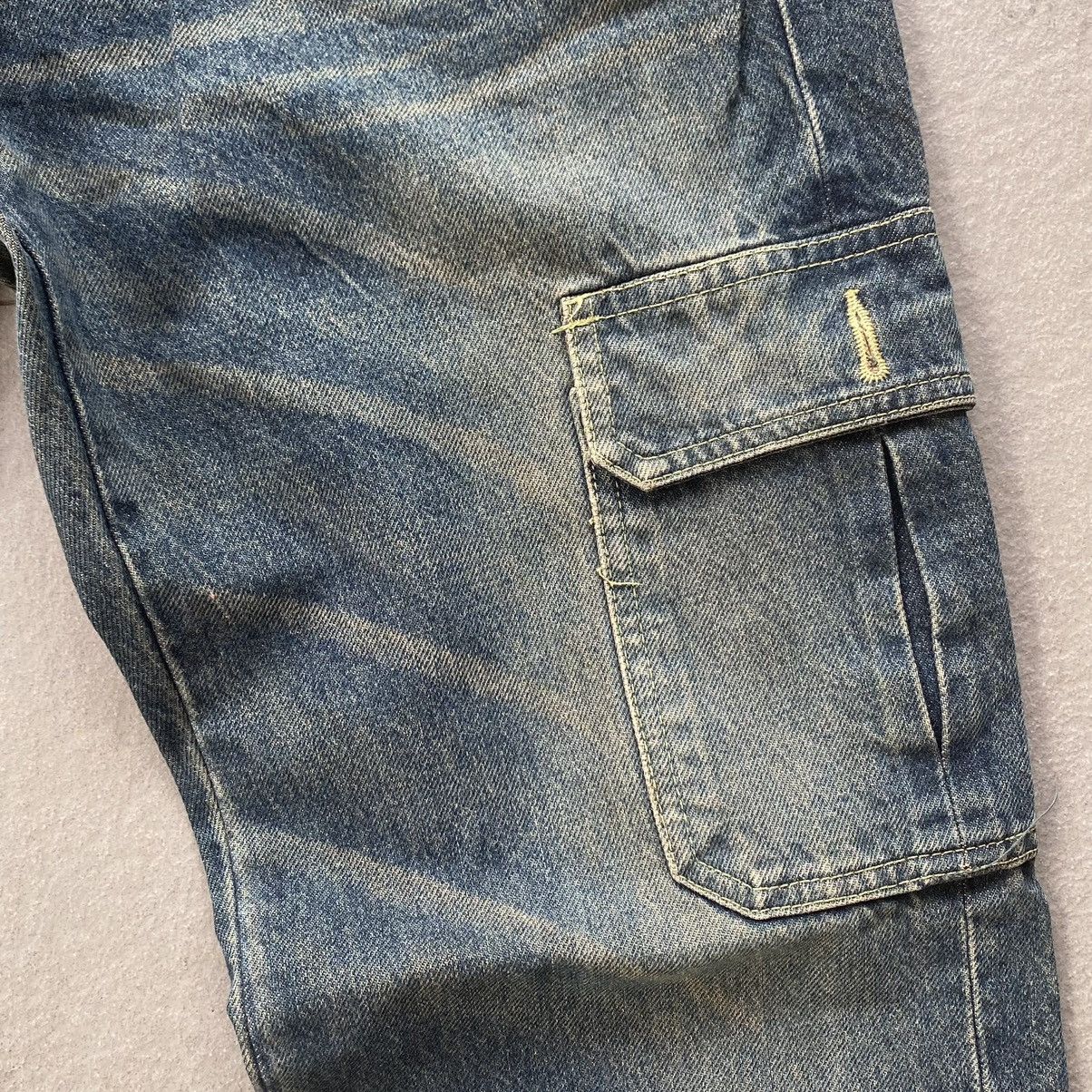 Lee Lee Cargo denim union all Size US 33 - 3 Thumbnail