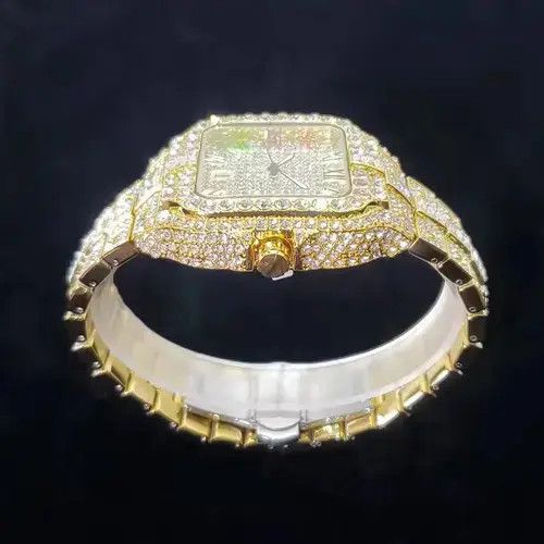 Jewelry Kitamura x Kumi Iced Out Square Colorful Number Watch Size ONE SIZE - 4 Thumbnail