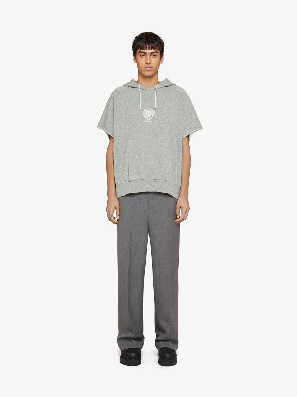 Givenchy o1srvl11e0125 Sleeveless In Fleece in Aqua Green Size US XL / EU 56 / 4 - 2 Thumbnail
