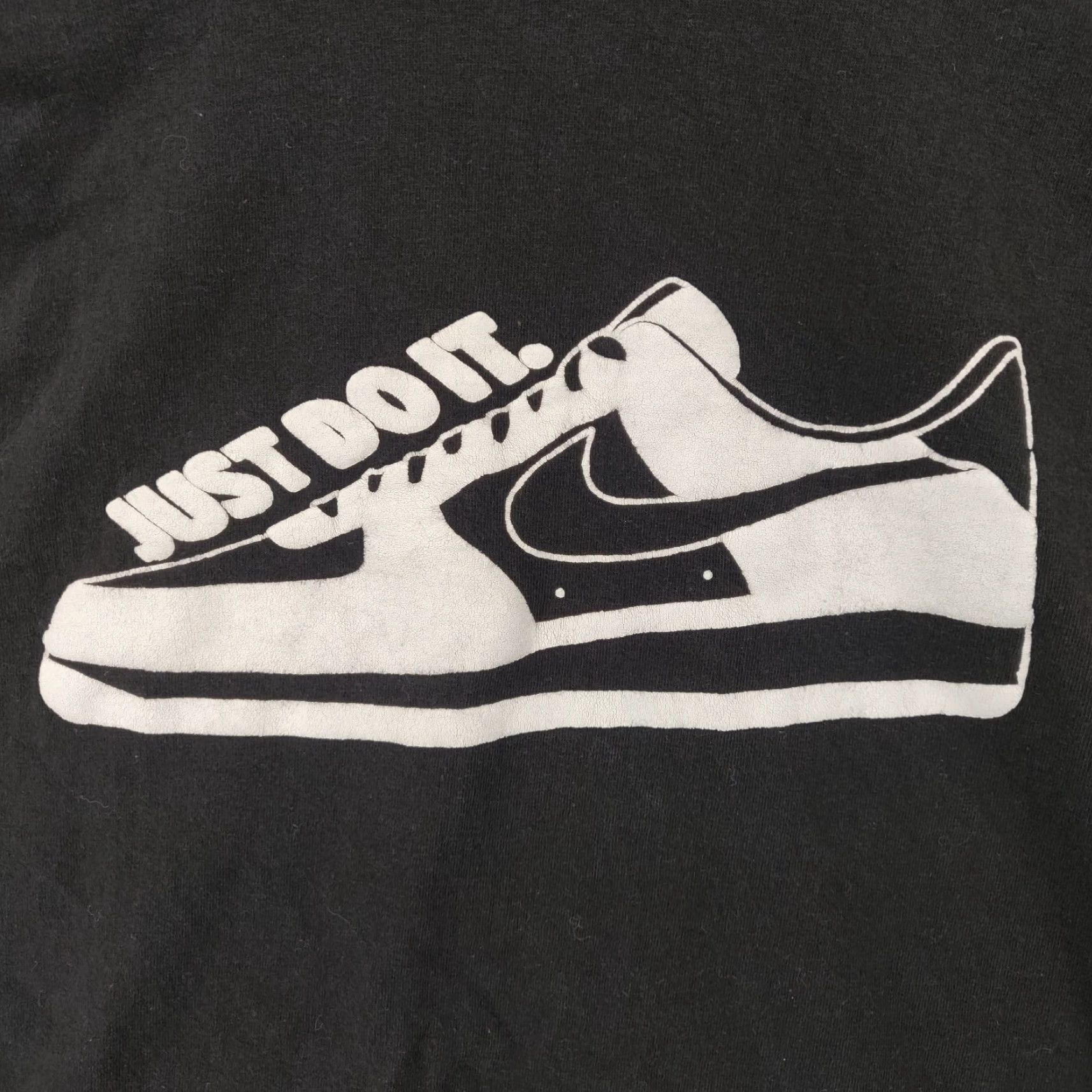 Nike Nike T Shirt Mens Medium Black Short Sleeve Heavyweight Knit 3D Graphic Logo Alstyle Apparel & Activewear Size US M / EU 48-50 / 2 - 6 Thumbnail