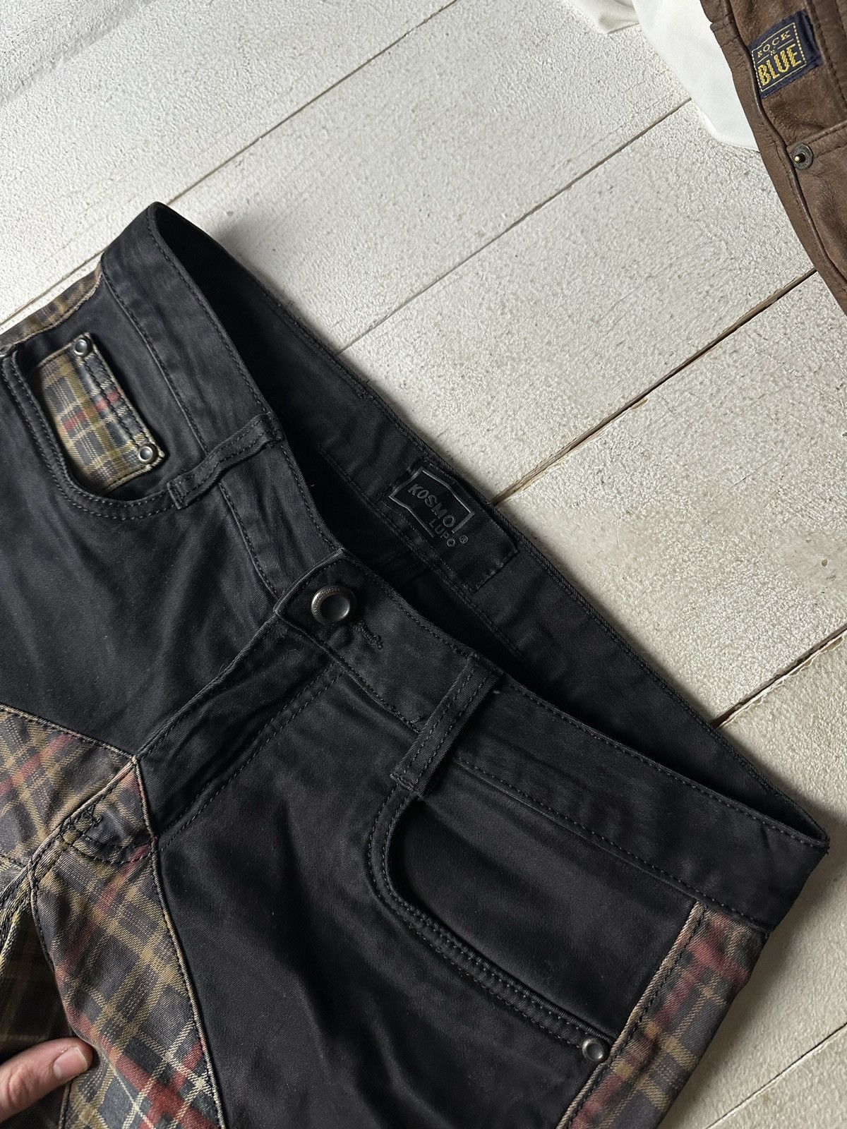 Japanese Brand 🚨Japanese Cosmo Lupo Baggy Distressed Opium Punk Jeans Owens Size US 32 / EU 48 - 2 Thumbnail