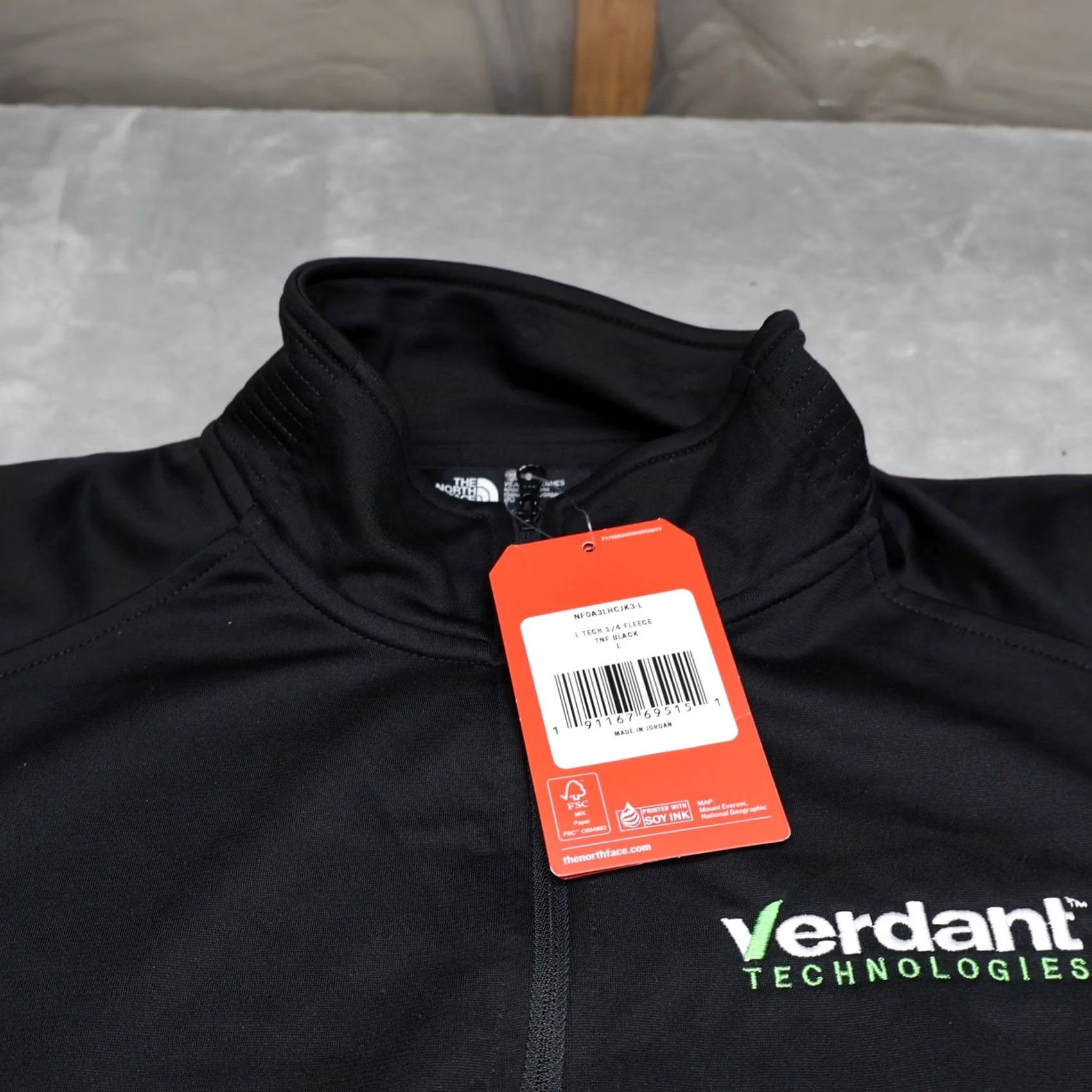 The North Face The North Face Hoodie Women L Black Pullover 1/4 Zip Apex Bionic 2 LOGO NWD Size L / US 10 / IT 46 - 3 Thumbnail