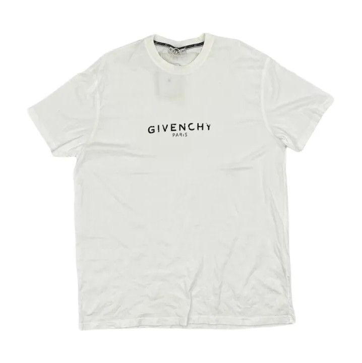 Givenchy Givenchy Distressed Logo Oversized Short-Sleeve T-Shirt Size US L / EU 52-54 / 3 - 1 Thumbnail