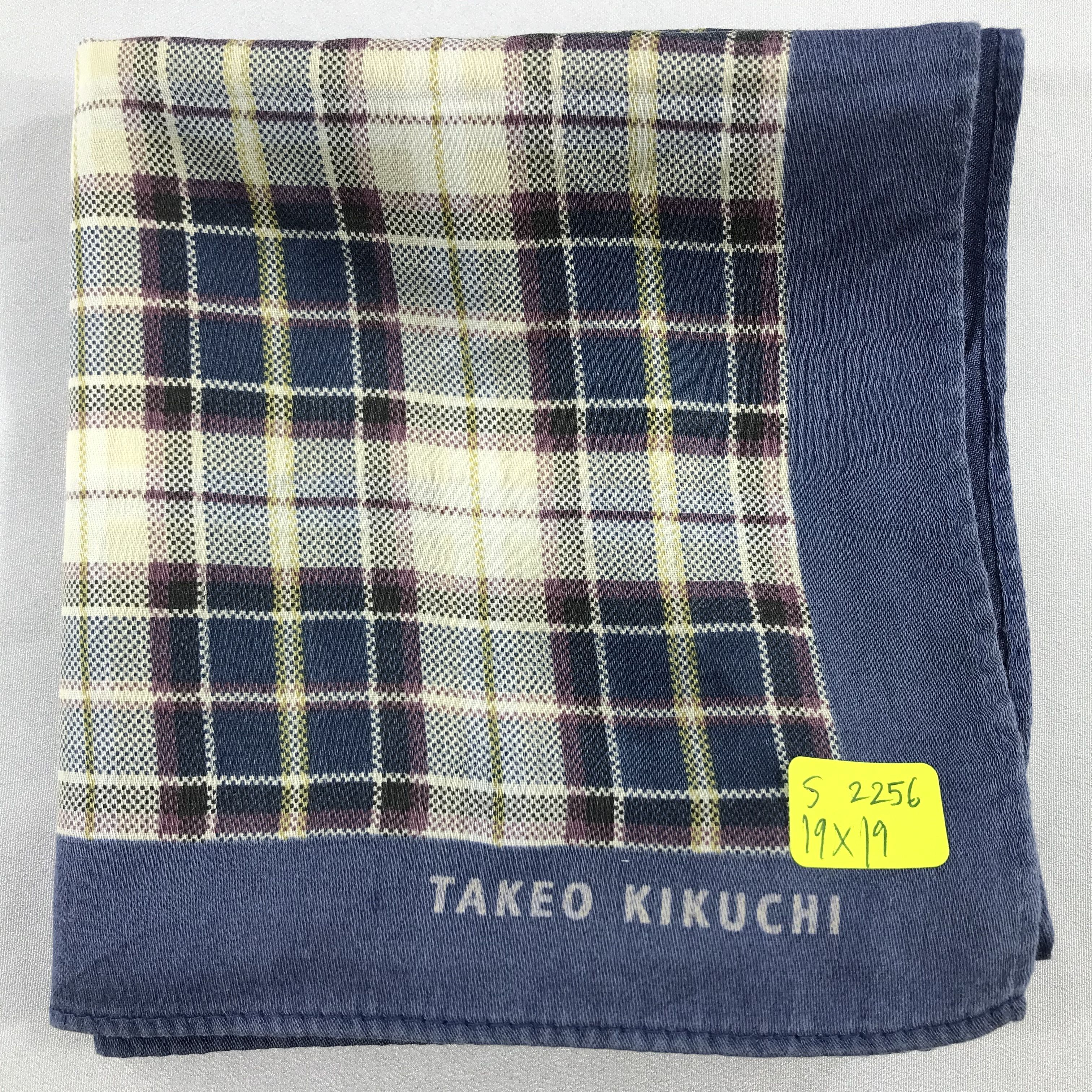 Takeo Kikuchi × Vintage Takeo Kikuchi Bandana / Handkerchief / Neckerchief - S2256 Size ONE SIZE - 5 Thumbnail