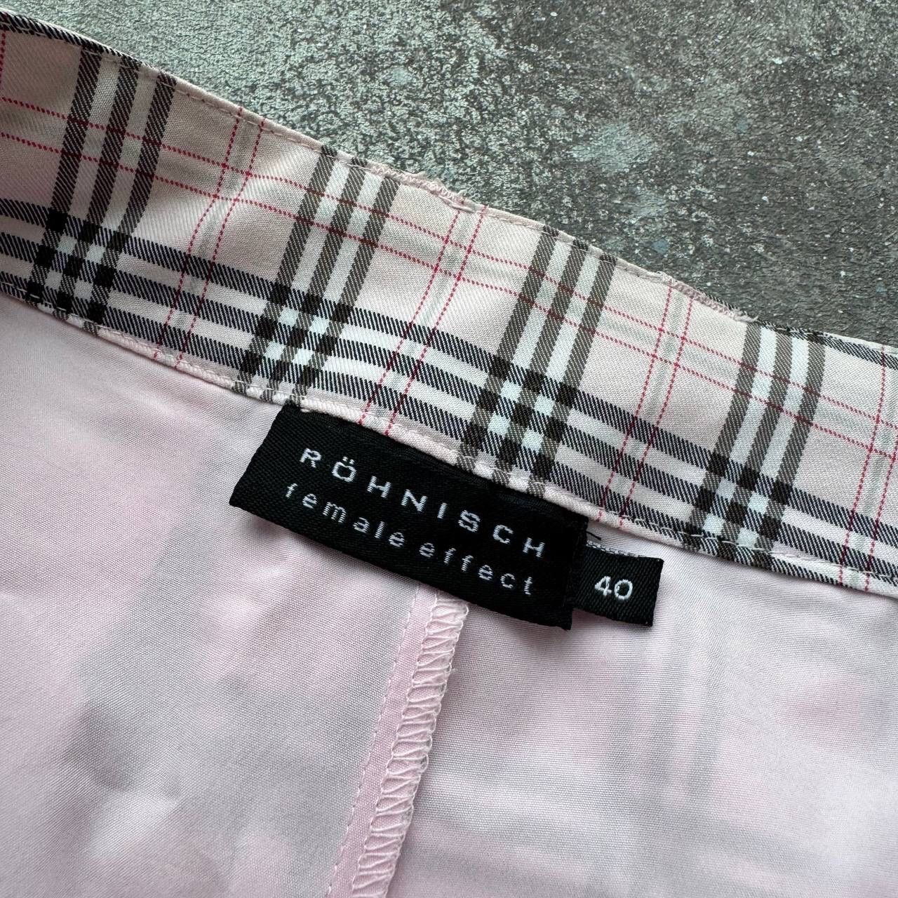 Hysteric Glamour × Japanese Brand × Vintage Amazing 2000’s Aesthetic Pink Nova Check Skirt Size 32" / US 10 / IT 46 - 9 Thumbnail