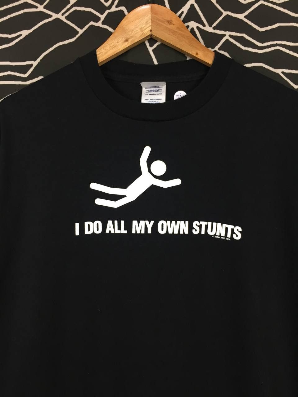 Vintage Vtg Y2K Now And Zen i Do All My Own Stunts Funny Humor Tee Size US L / EU 52-54 / 3 - 3 Thumbnail