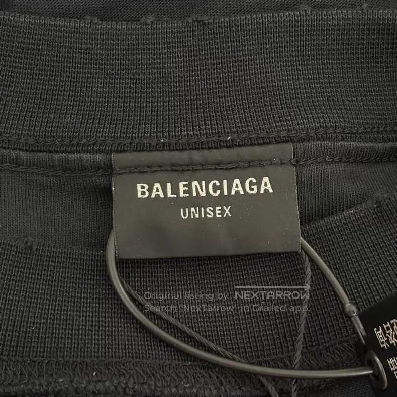 Balenciaga Balenciaga Black aged short-sleeved Size US M / EU 48-50 / 2 - 3 Thumbnail