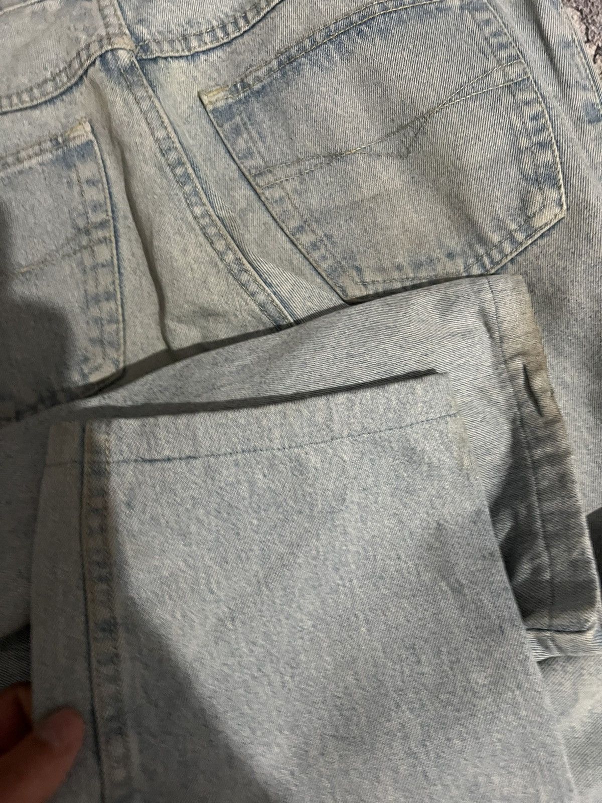 Vintage Vintage Baggy Wide Leg Archive Jean — Avant Garde Fashion Size US 37 - 9 Thumbnail