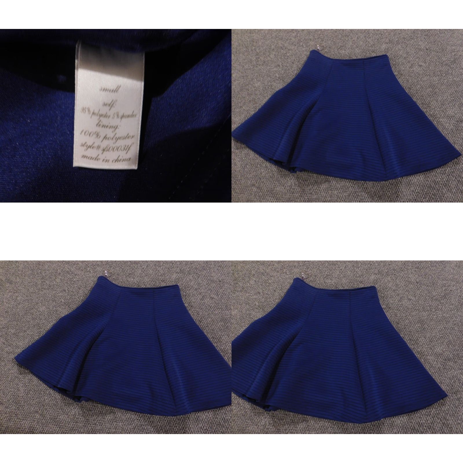 Vintage Miami Skirt Womens Small Blue A-line stretch pull on Midi Skirt Womens Blue A-Line Stretch Pull On Size 28" / US 6 / IT 42 - 8 Thumbnail