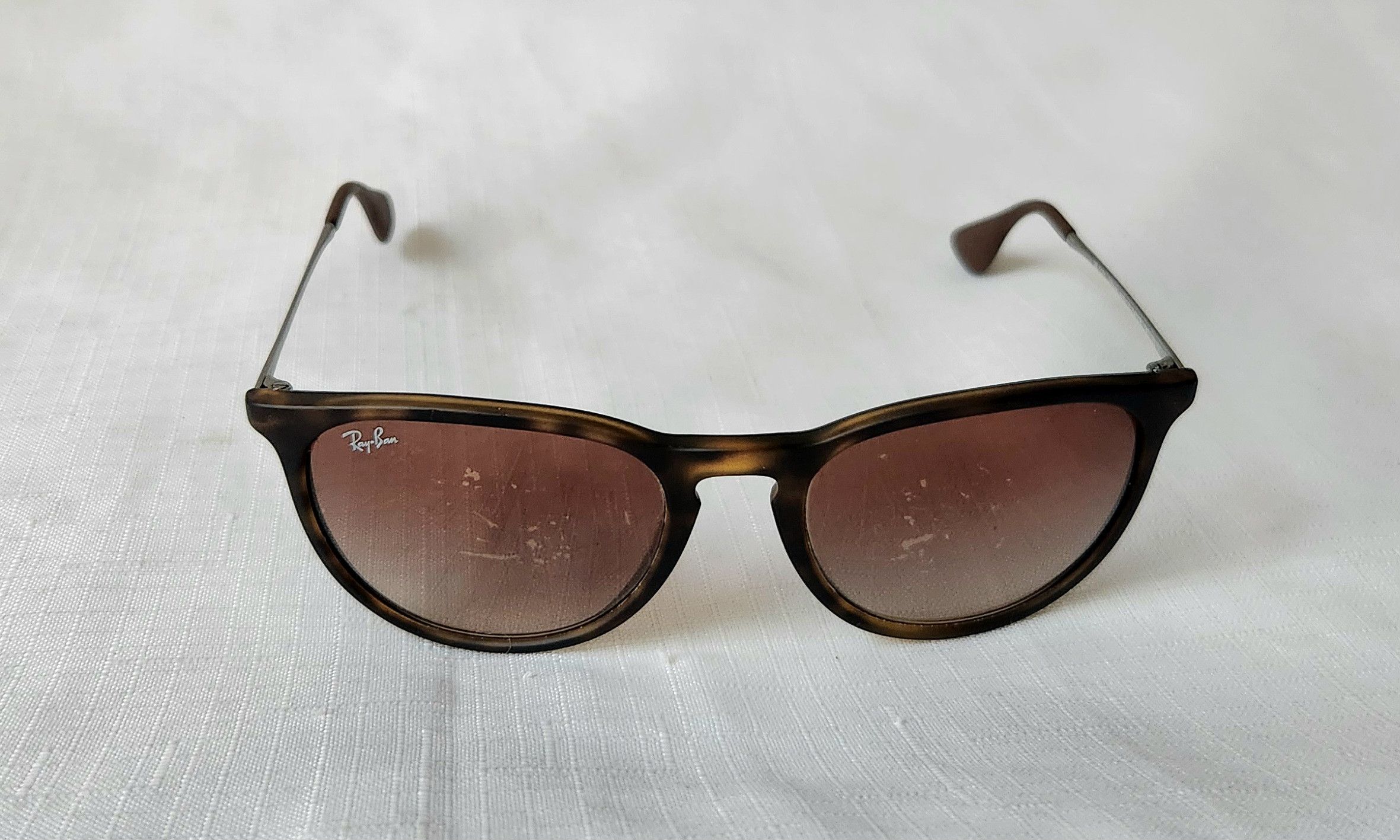 RayBan Ray Ban RB 4171 ERIKA 865/13 Round Brown Sunglasses No Lens Size ONE SIZE - 2 Thumbnail
