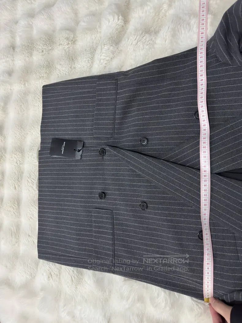 Saint Laurent Paris Saint Laurent Paris Flannel Striped Men's Suit Size US M / EU 48-50 / 2 - 8 Thumbnail