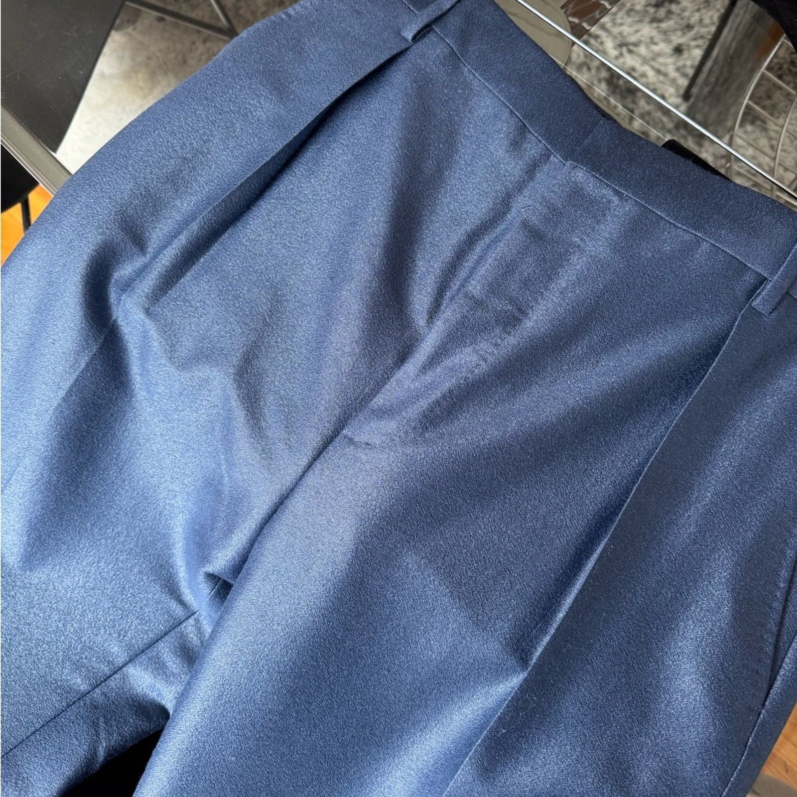 Lanvin Lanvin NWT Men's Blue Trousers Size US 30 / EU 46 - 2 Thumbnail