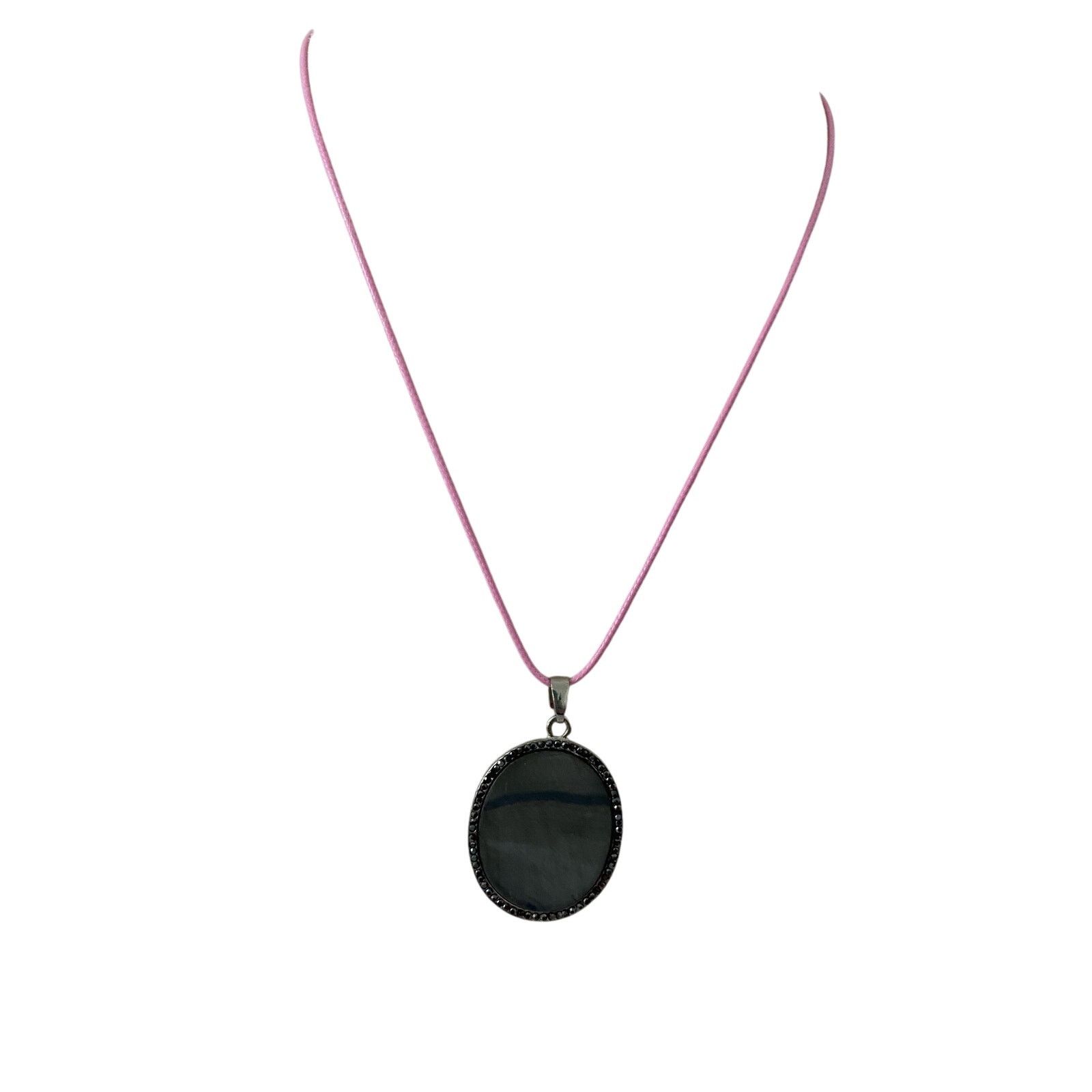 Other Gray oval shell pendant necklace Size ONE SIZE - 1 Thumbnail