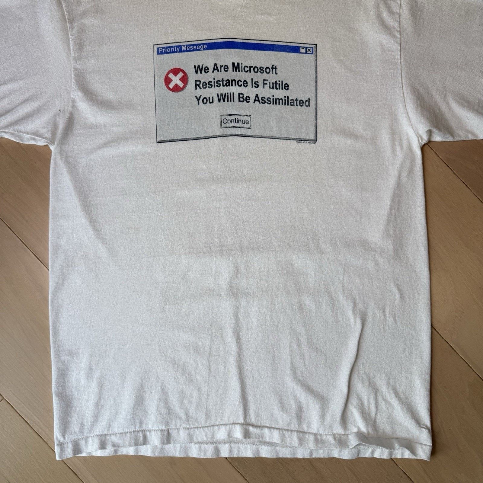 Vintage Vintage Microsoft Shirt XL 90s Made in USA Tech Tee Size US XL / EU 56 / 4 - 5 Thumbnail