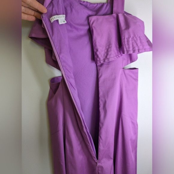 Veronica Beard Veronica Beard One Shoulder Cutout Maxi Dress Vivid Orchid Size XS / US 0-2 / IT 36-38 - 14 Thumbnail