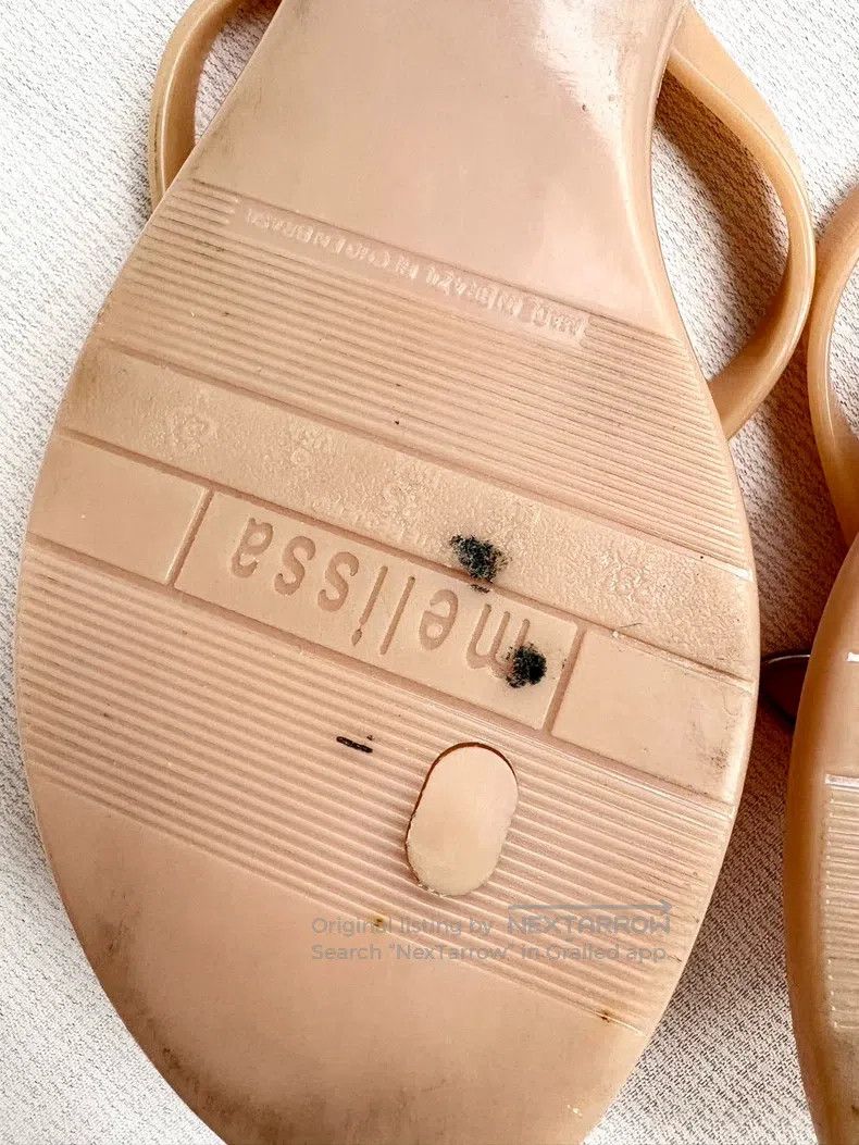 Vivienne Westwood Vivienne Westwood Flesh-Colored Saturn Flip-Flops Size US 6.5 / IT 36.5 - 8 Thumbnail