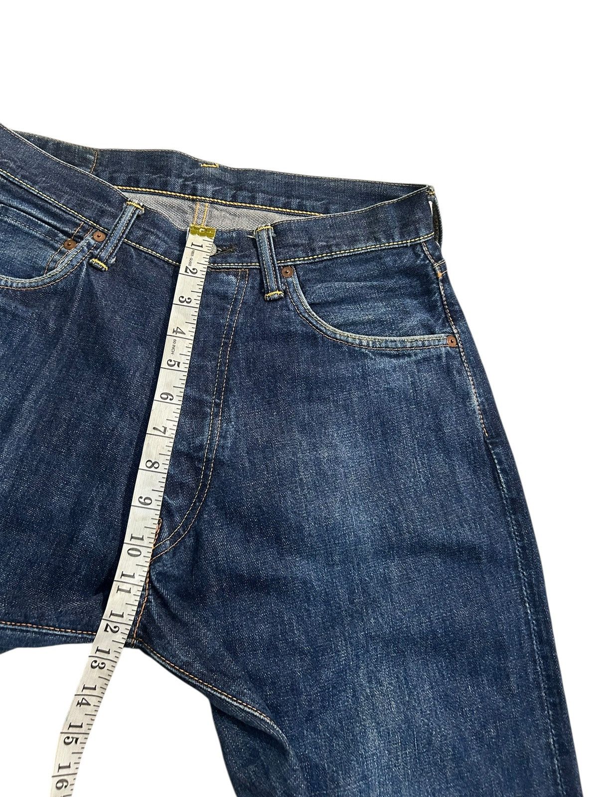 Japanese Brand × Kapital × Vintage Vintage EVISU SELVEDGE MADE IN JAPAN Denim Jeans Size US 30 / EU 46 - 15 Thumbnail