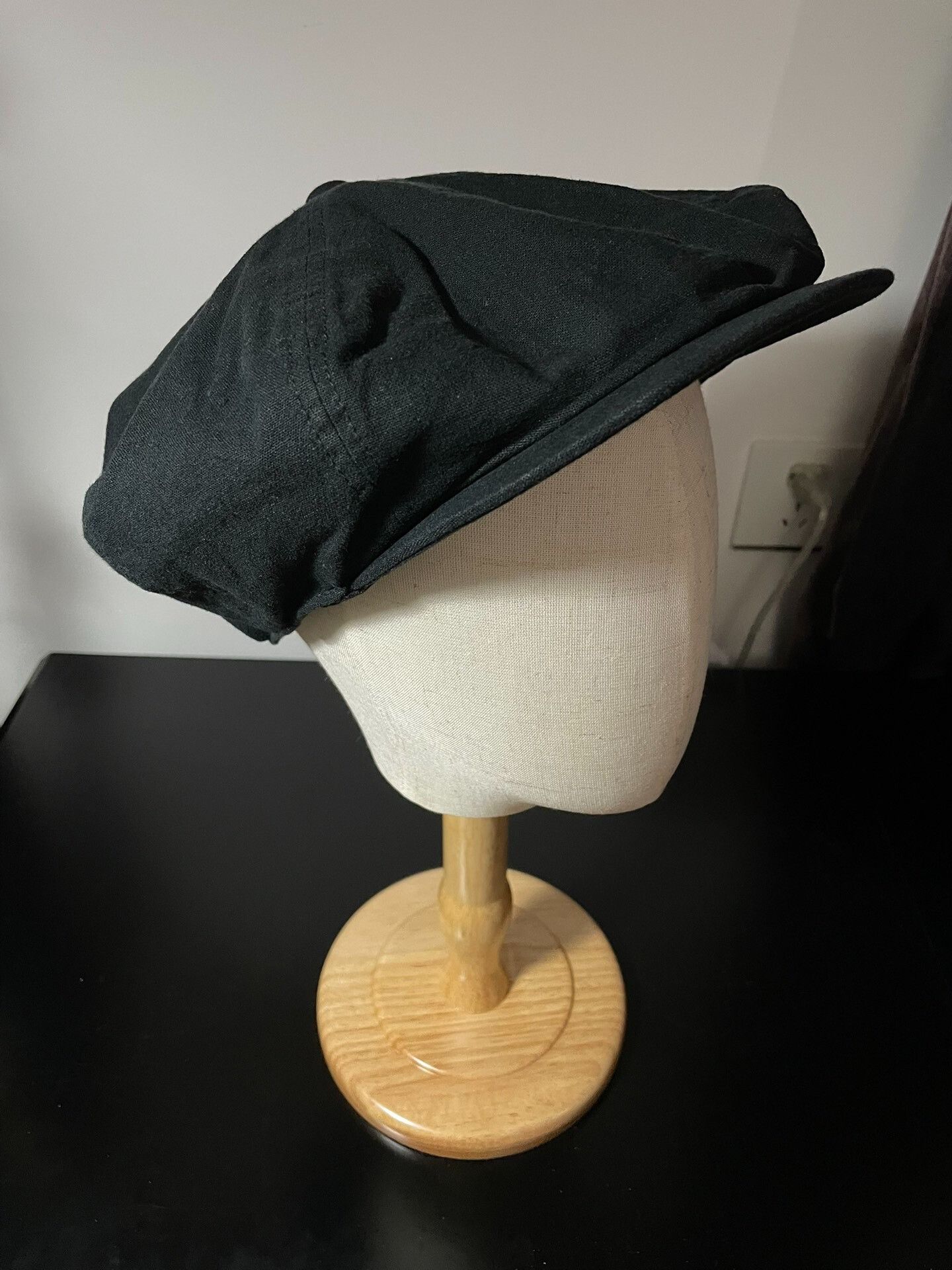 Full Count & Co. Fullcount Vintage Black Newsboy Cap Size ONE SIZE - 1 Thumbnail