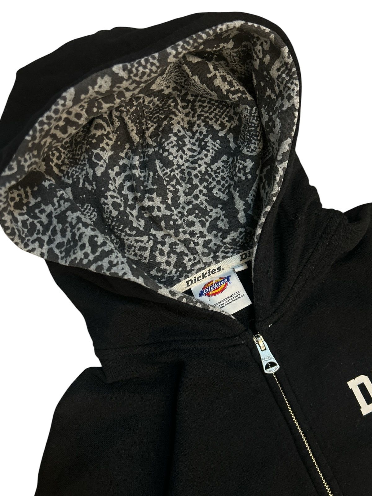 Dickies Vintage Dickies Skate Full-Zip Hoodie Leopard Print Hood Size US M / EU 48-50 / 2 - 3 Thumbnail
