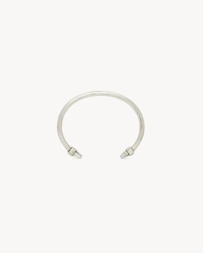 Saint Laurent Paris o1bcso1str0226 Size:L/Bracelet In Metal in Silver Size ONE SIZE - 1 Thumbnail