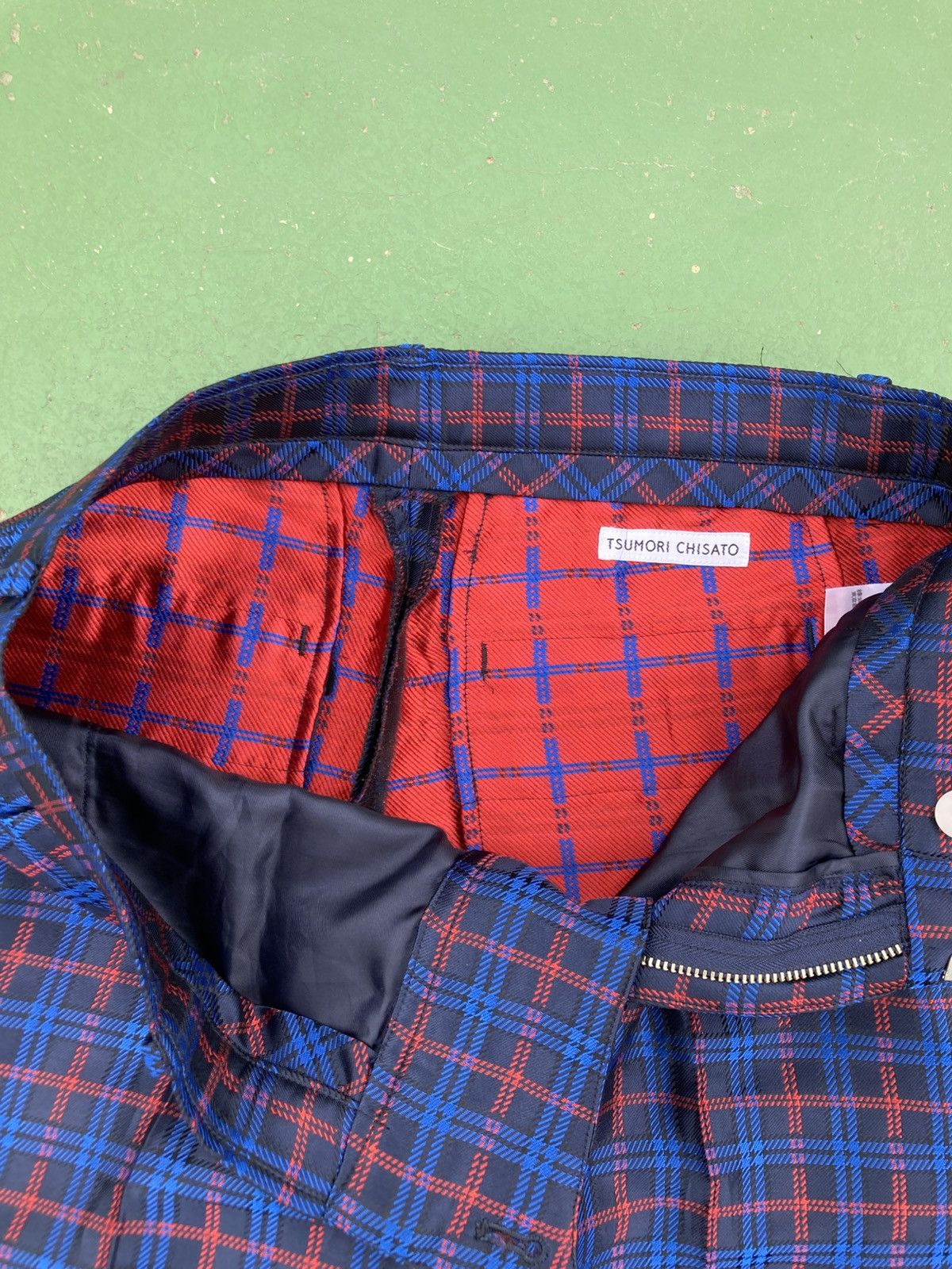 Tsumori Chisato Tsumori Chisato Tartan Plaid Tapered Trousers Size US 31 - 11 Thumbnail