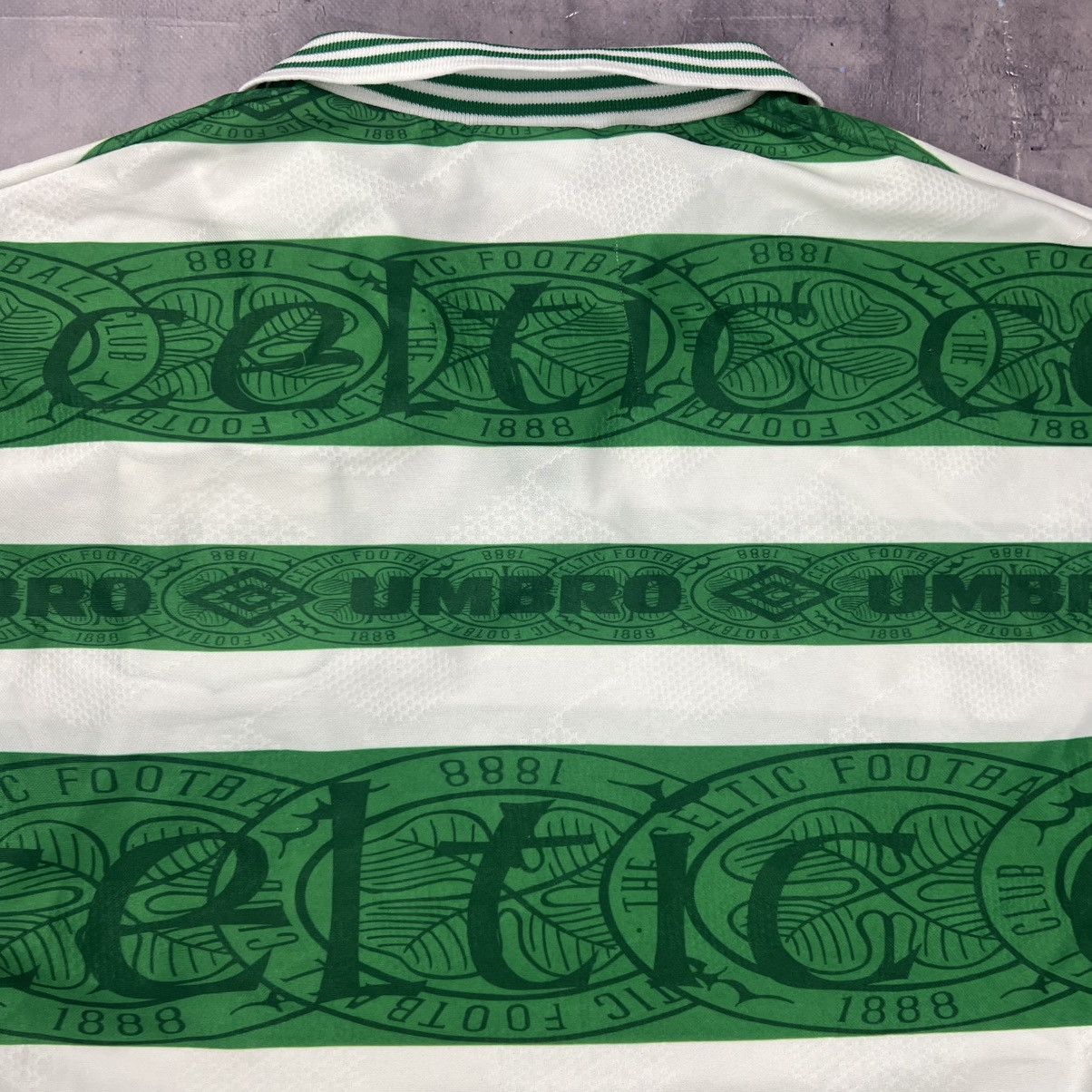 Nike Rare! Celtic 1995/97 Umbro Soccer Jersey Shirt Vintage Size US L / EU 52-54 / 3 - 16 Thumbnail