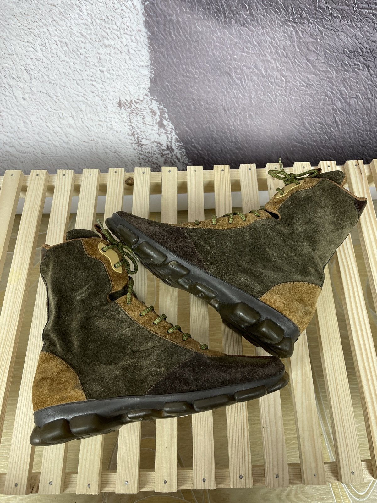 Miu Miu Miu Miu Prada archive leather suede vintage boots sneakers Size US 7 / IT 37 - 5 Thumbnail