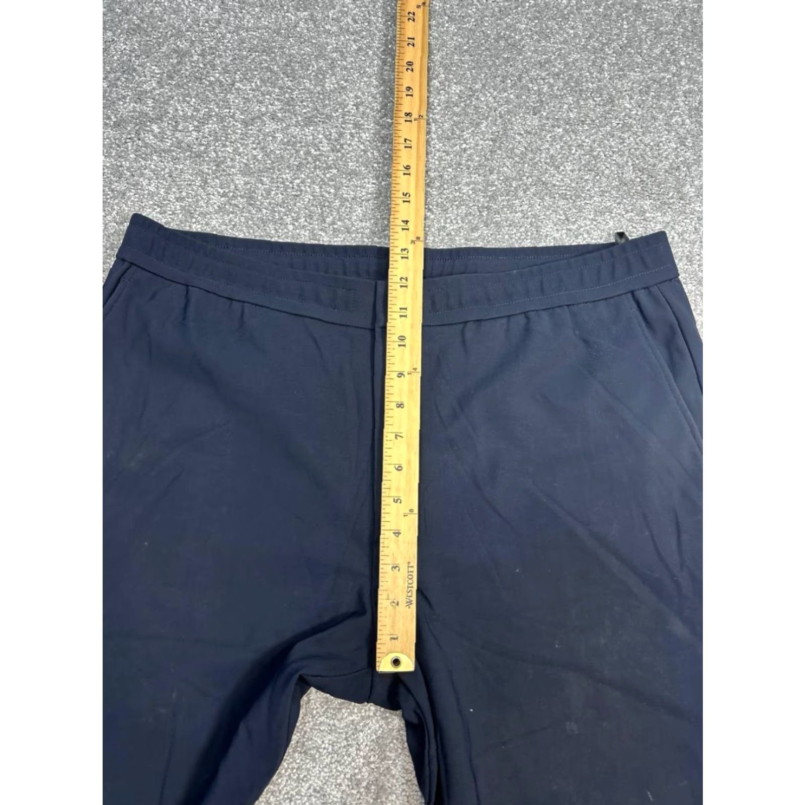 Theory Theory Mayer Pants Mens 36 Blue High Rise Stretch Ponte Chino Straight Front 36 Adult Regular Clothing Mens Size US 36 / EU 52 - 4 Thumbnail