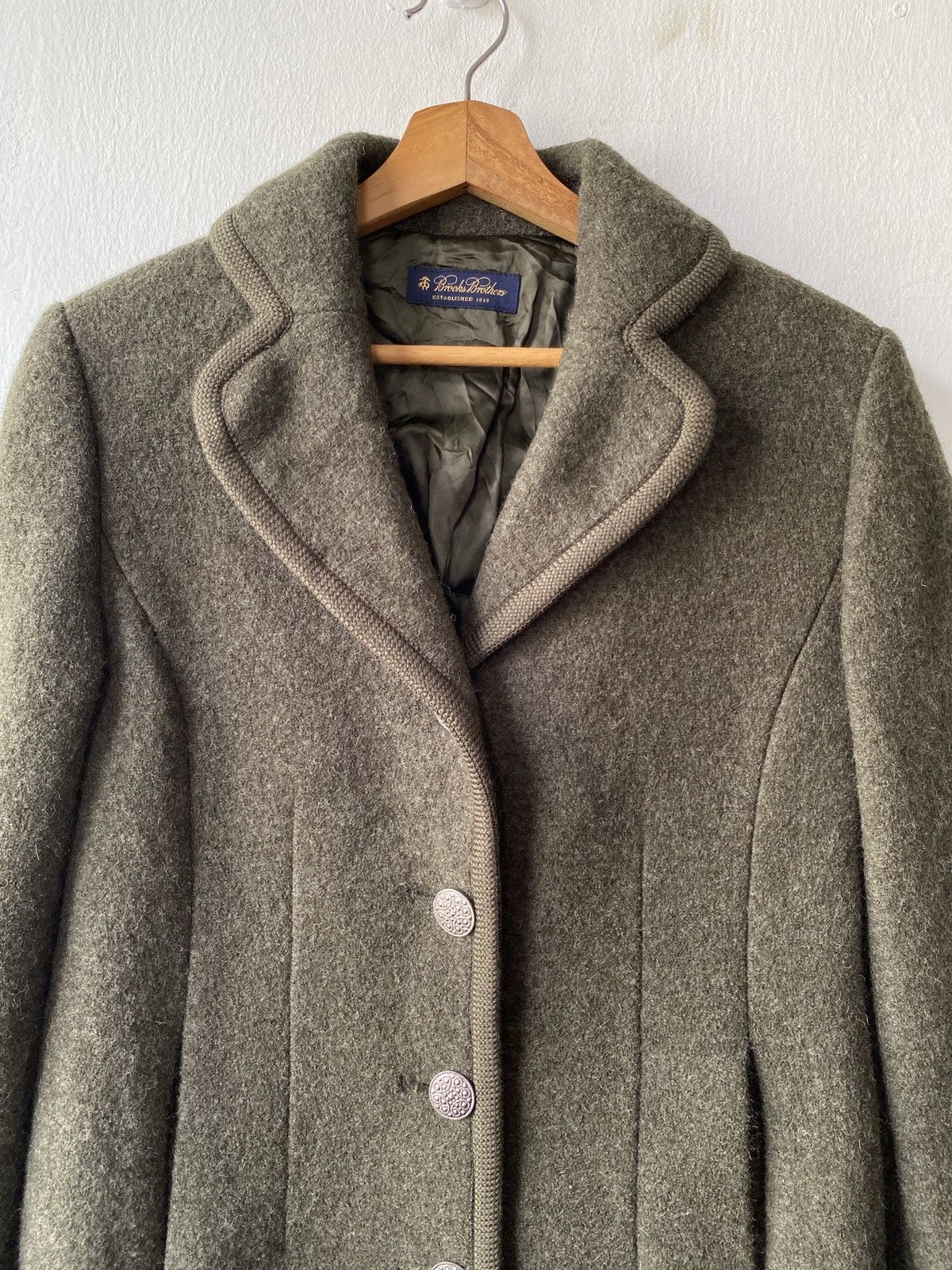 Brooks Brothers Brooks Brother Wool Long Jacket Size M / US 6-8 / IT 42-44 - 6 Thumbnail