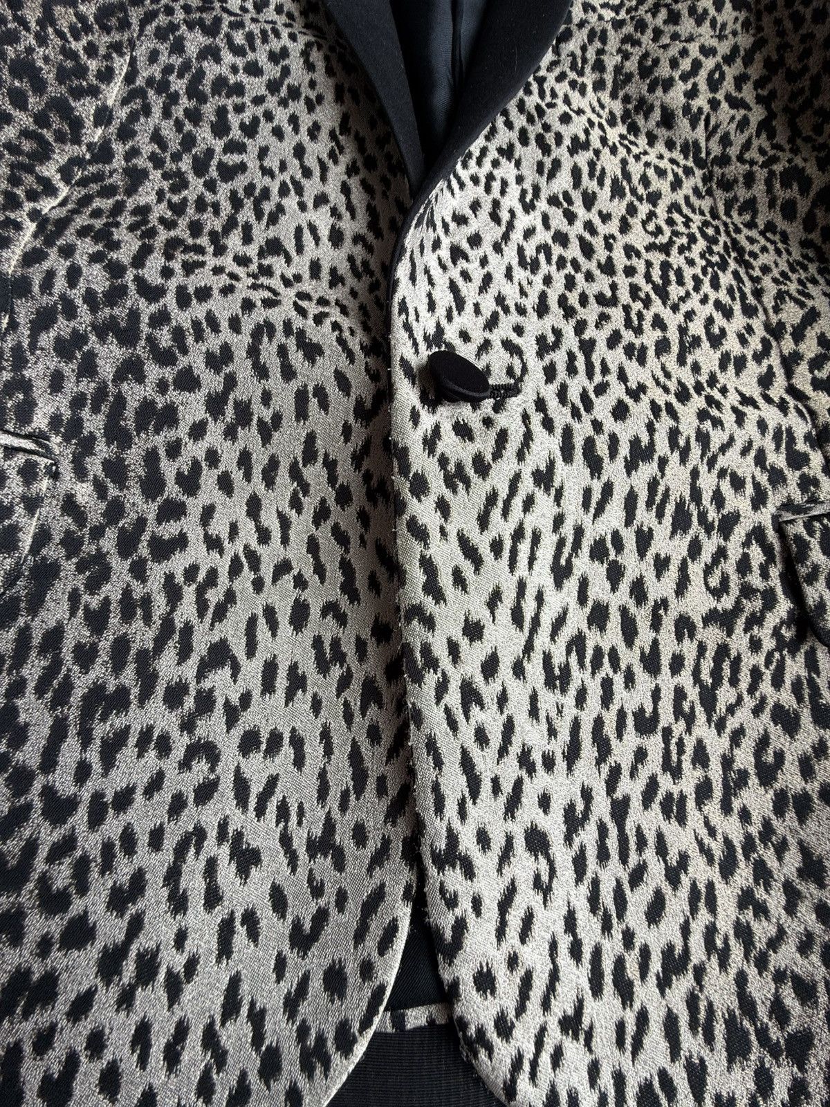 Hedi Slimane × Saint Laurent Paris SS14 Saint Laurent Babycat Le Smoking tuxedo jacket Hedi Size 36R - 19 Thumbnail